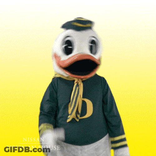 Heisman House Oregon Duck Thumbs Up GIF