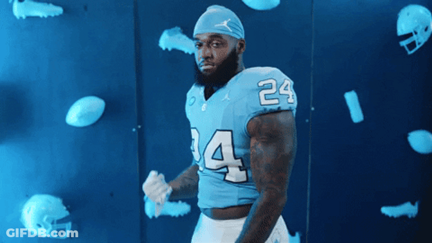 Heisman Pose North Carolina Player GIF