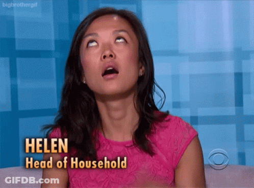 Helen Head Of Household Making Funny Face GIF