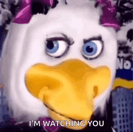 Helen Henny Says I'm Watching You GIF