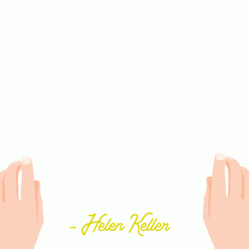 Helen Keller Fronting Braille Book GIF