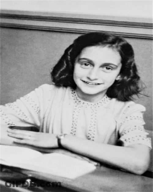 Helen Keller Picture Face Swapped GIF
