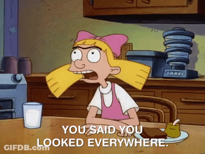 Helga Pataki Looking For Something GIF