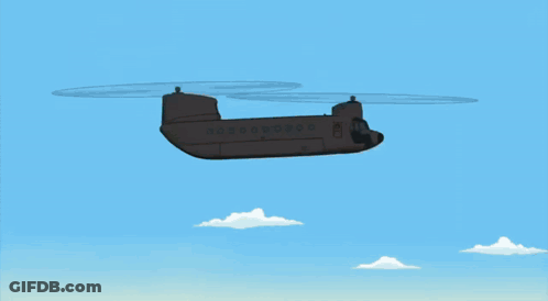 Helicopter Carrying Boat In Water GIF