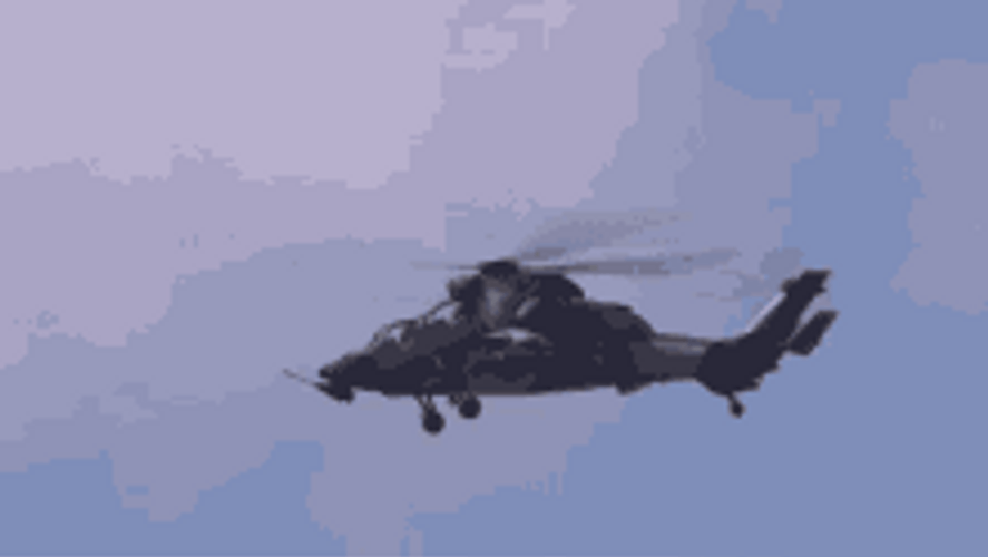 Helicopter In The Sky Spinning GIF