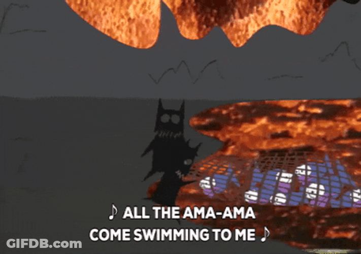 Hell Fire Burning City Illustration GIF