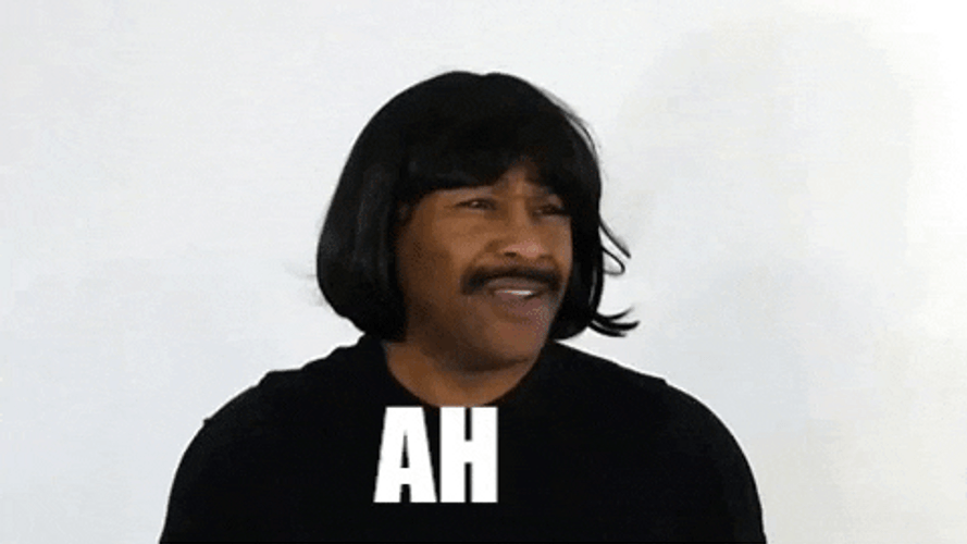Hell To The Naw Black Man Wig Snatch GIF