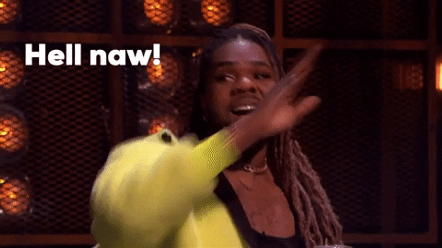 Hell To The Naw Cocky Queer GIF