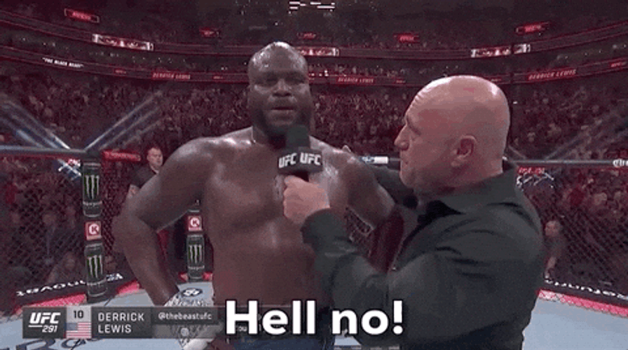 Hell To The Naw Wrestler Derrick Lewis GIF