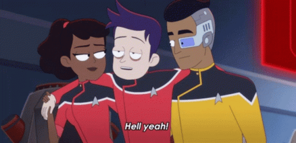 Hell Yeah Brad Boimler GIF