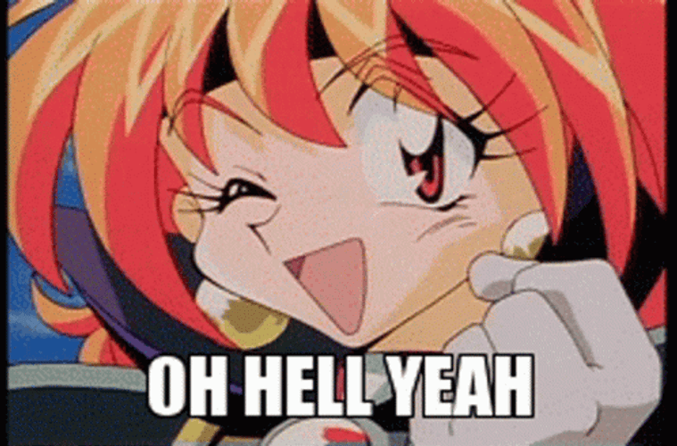 Hell Yeah Lina Inverse Slayers GIF