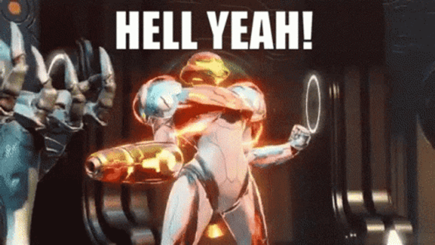 Hell Yeah Samus Aran Metroid GIF