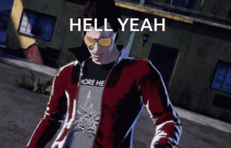 Hell Yeah Travis No More Heroes GIF