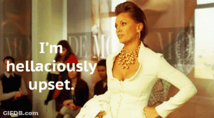 Hellaciously Upset Vanessa Williams GIF