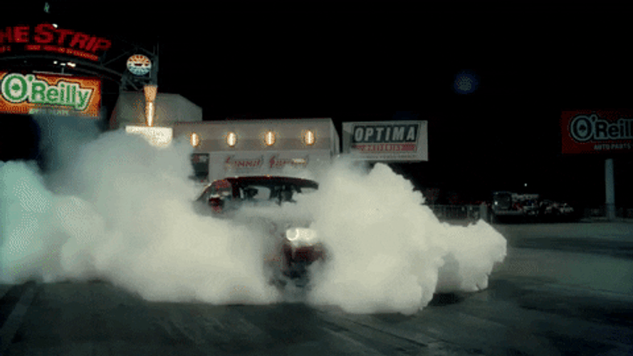 Hellcat Dodge Car Smoke GIF
