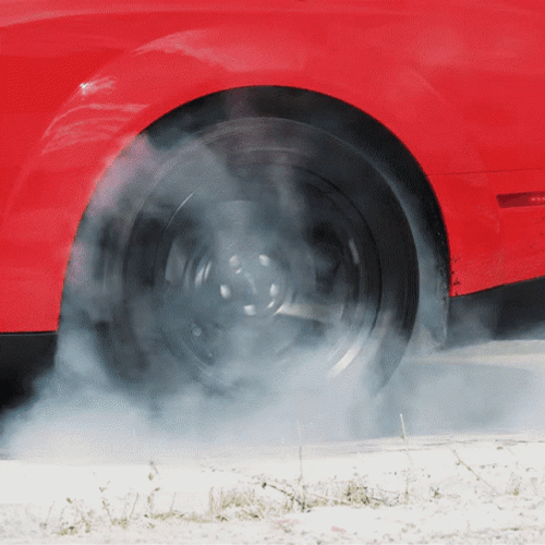 Hellcat Dodge Challenger Car Smoke GIF