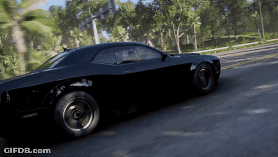 Hellcat Dodge Challenger Fast Car GIF