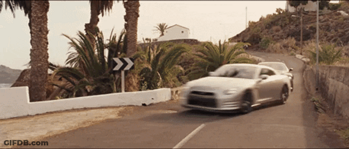 Hellcat Drifting Fast And Furious GIF