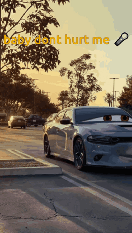 Hellcat Sports Car Baby Dont Hurt Me GIF