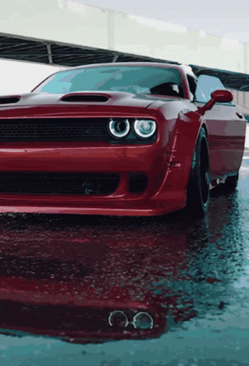 Hellcat Sports Car Edit GIF