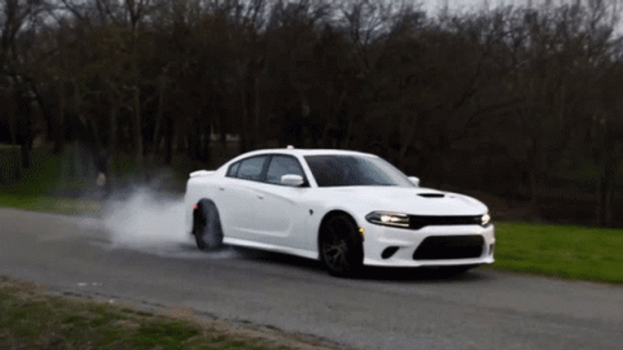 Hellcat Sports Car Test Drive GIF