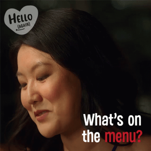 Hello Again What's On The Menu GIF