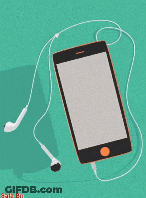 Hello Animated Smartphone Screen GIF