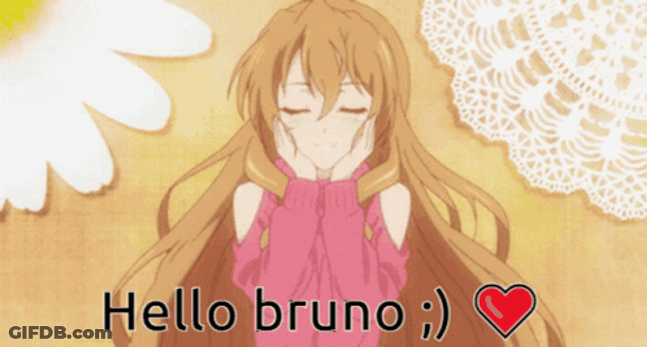 Hello Bruno Golden Time Novel Series GIF