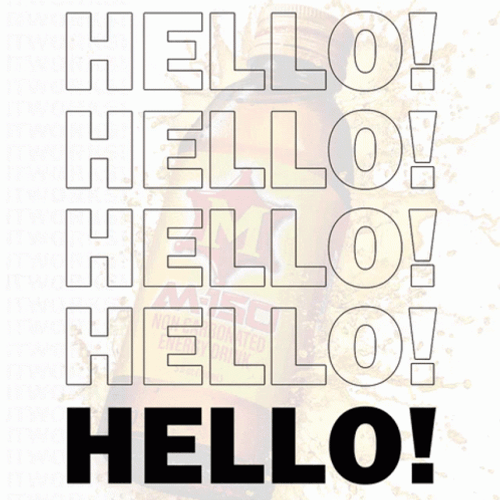Hello Carbonated Drink GIF