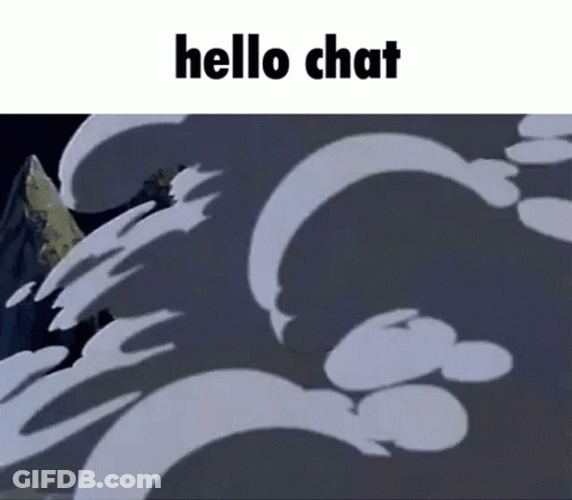 Hello Chat Kirby Meme GIF