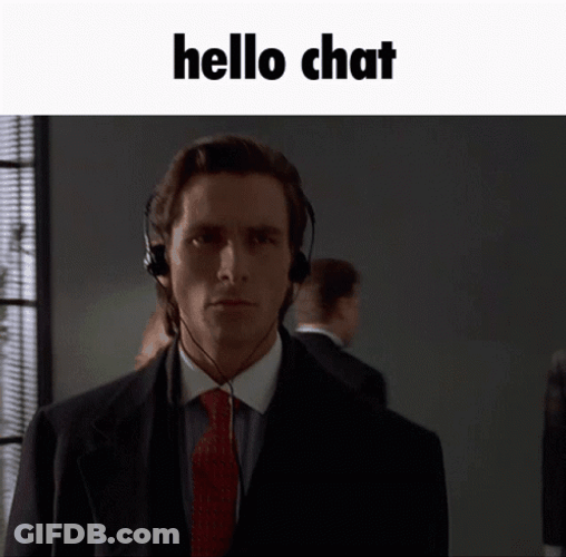 Hello Chat Sigma Face Meme GIF
