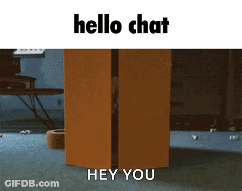 Hello Chat Text GIF