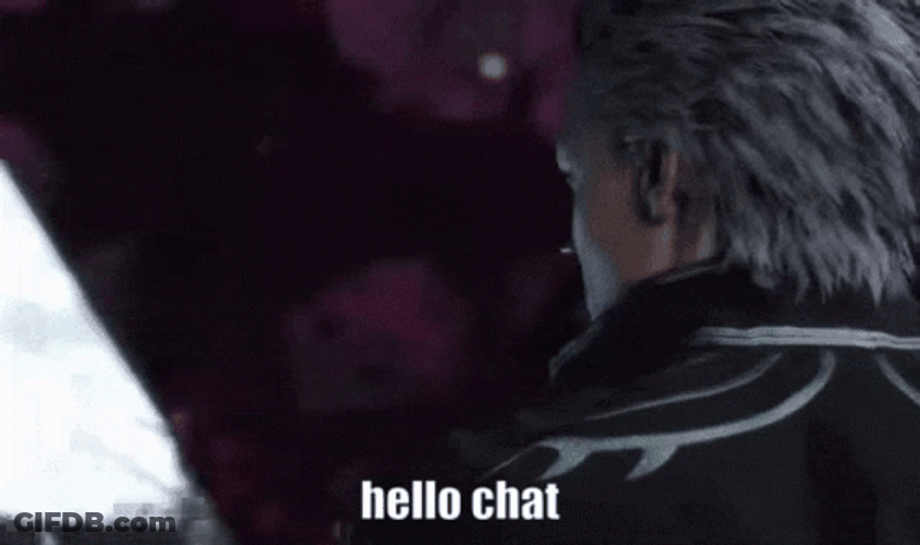Hello Chat Vergil GIF