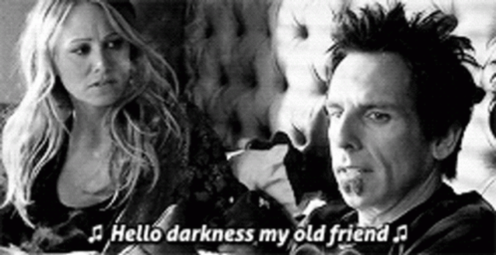 Hello Darkness My Old Friend Ben Stiller GIF