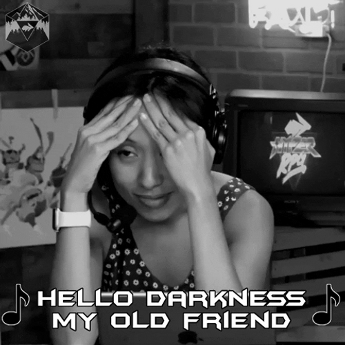 Hello Darkness My Old Friend Dungeons And Dragons GIF
