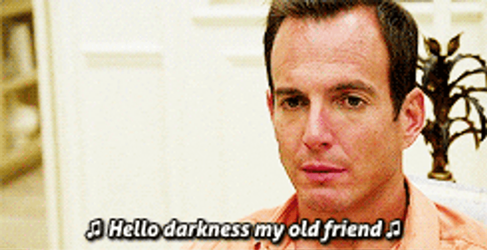 Hello Darkness My Old Friend Gob Bluth GIF