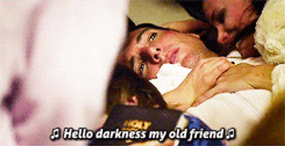 Hello Darkness My Old Friend Kiss Passion GIF