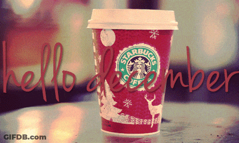 Hello December Assorted Christmas Backgrounds GIF