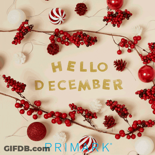 Hello December Red Garland GIF