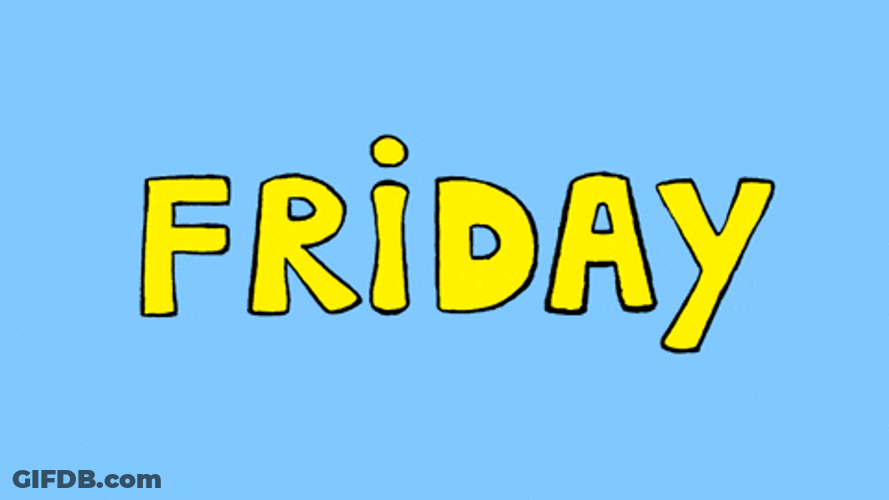 Hello Friday Big Ears Bunny GIF