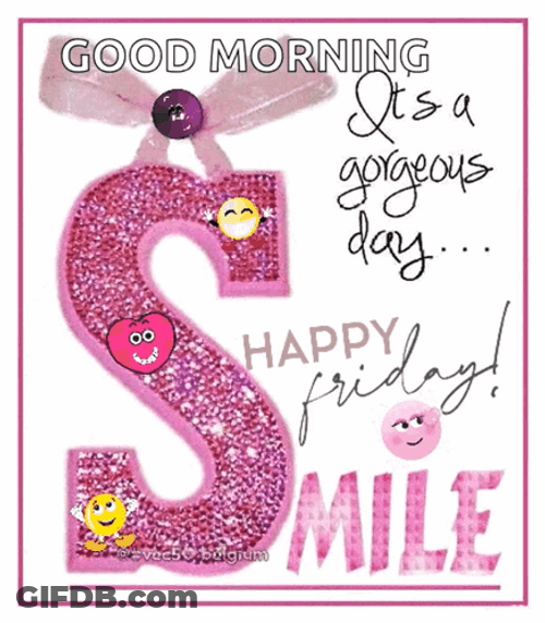 Hello Friday Capital Smile GIF