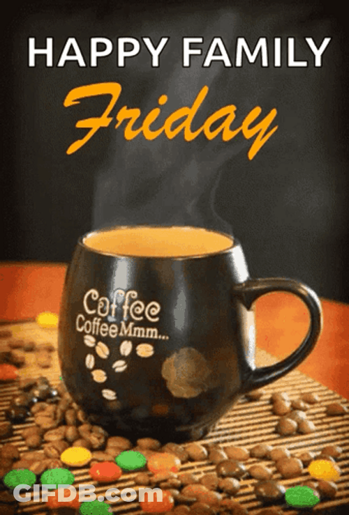 Hello Friday Cup Of Cocoa GIF