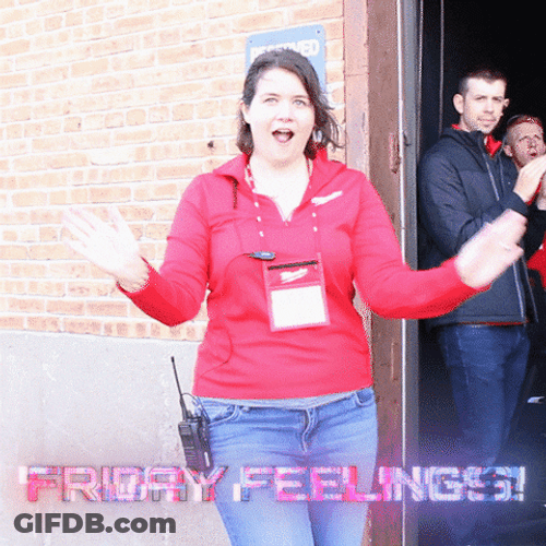 Hello Friday Feeling Excited GIF