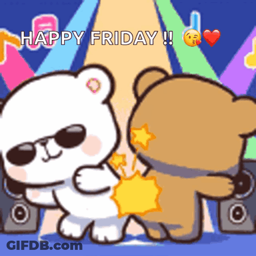Hello Friday Milk And Mocha GIF