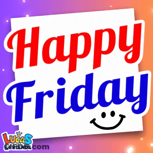 Hello Friday Smiling Emoticon GIF