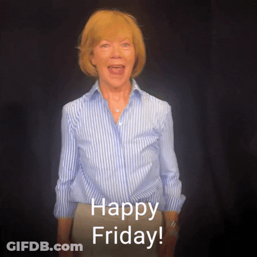 Hello Friday Tina Smith GIF