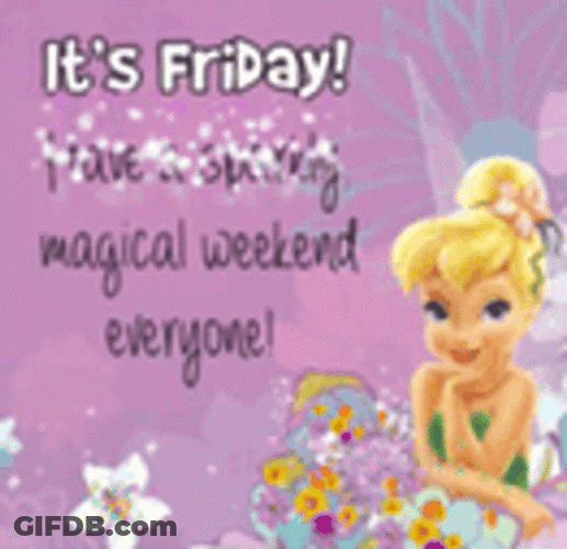 Hello Friday Tinker Bell Magic GIF