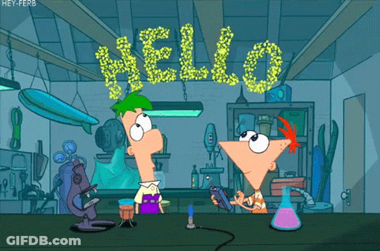 Hello Friends Phineas And Ferb GIF