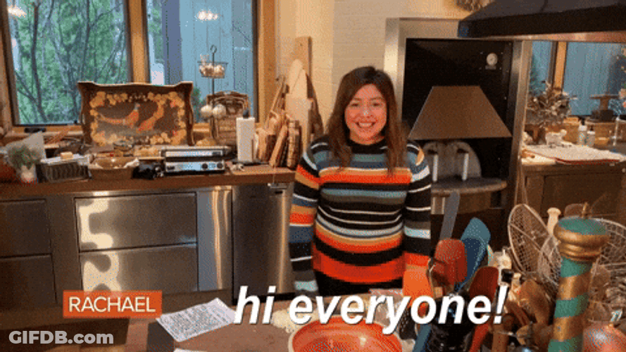 Hello Friends Rachel Ray GIF