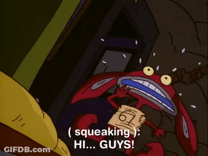 Hello Friends Real Monsters Ickis GIF
